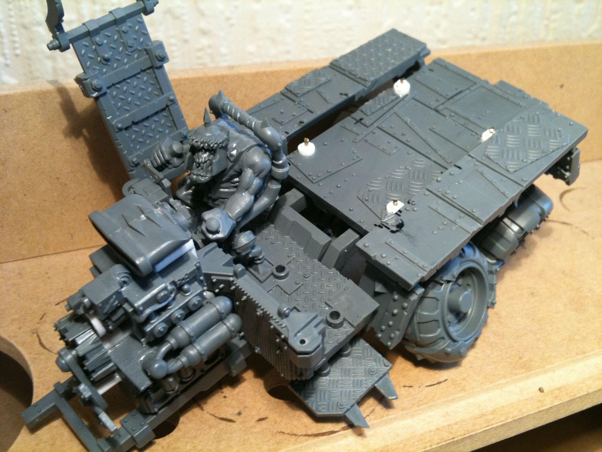 Da Dark Angelz Gms Orks Trukk Work In Progress Trukk WIP GMS